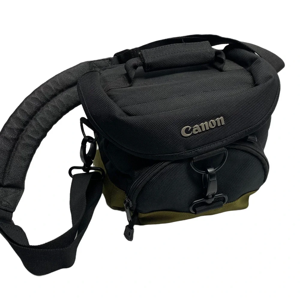 Canon Black and Olive Camera Bag